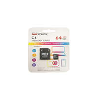HIKVISION Hikvision MicroSD kártya - 64GB microSDHC™, Class 10 and UHS-I, TLC ,V30 (R/W Speed 92/30 MB/s)