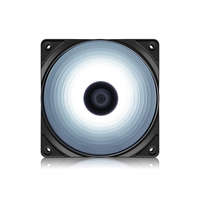 DEEPCOOL DeepCool Cooler 12cm - RF120W (21,9dB; max. 83,08 m3/h; 3pin csatlakozó; ház hűtésre, fehér LED)