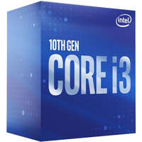 INTEL Intel Processzor - Core i3-10100 (3600Mhz 6MBL3 Cache 14nm 65W skt1200 Comet Lake) BOX