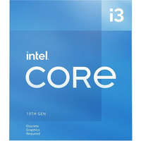 INTEL Intel Processzor - Core i3-10105F (3700Mhz 6MBL3 Cache 14nm 65W skt1200 Comet Lake) BOX No VGA