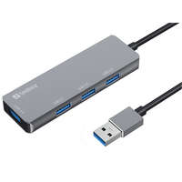 SANDBERG Sandberg USB Hub - USB-A Hub 1xUSB3.0+3x2.0 SAVER (Bemenet: USB-A, Kimenet:4x USB-A 3.0)