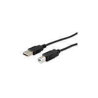 EQUIP Equip Kábel - 128863 (USB2.0, A-B nyomtató kábel, apa/apa, duplán árnyékolt, 1m)