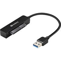 SANDBERG Sandberg Kábel Átalakító - USB3.0 to SATA Link (fekete; USB bemenet - SATA 2,5" kimenet; max.5 Gbit/sec)