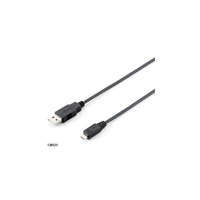 EQUIP Equip Kábel - 128523 (USB2.0, A-microB kábel, apa/apa, 1,8m)