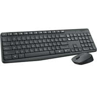 LOGITECH Logitech Billentyűzet/Egér Kit - MK235 (Vezeték nélküli, USB, fekete)