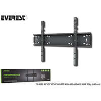 EVEREST Everest TV állvány - TK-4085 (38"-85"-ig, Fali, ultra keskeny, 50kg teherbírás, Fekete)