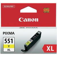 CANON CANON Patron CLI-551Y XL, sárga, P7250, iP8750, MG5450, MG5550, MG6350, MG6450, MG7150, MX925