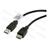 Roline ROLINE kábel USB A-A Hosszabbító USB A (Male) to USB A (FeMale) 80cm