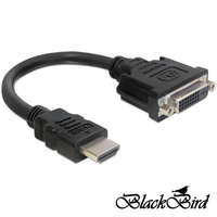 BlackBird BLACKBIRD Átalakító HDMI-A male to DVI 24+5 female, 20cm