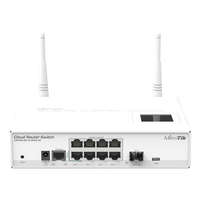 Mikrotik MIKROTIK Cloud Router Switch Wireless, 2,4GHZ, 8x1000Mbps + 1x1000Mbps SFP, Asztali - CRS109-8G-1S-2HND-IN
