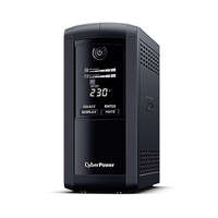 CyberPower CYBERPOWER UPS VP700ELCD (3xIEC 320) 700VA 390W 230V szünetmentes tápegység + USB LINE-INTERACTIVE