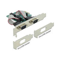 DELOCK DELOCK PCI-E Bővítőkártya 2x Soros RS-232 port