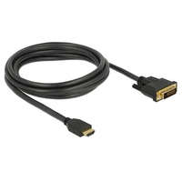 DELOCK DELOCK kábel HDMI male to DVI 24+1 male kétirányú, 2m