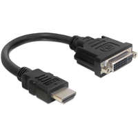 DELOCK DELOCK Átalakító HDMI-A male to DVI 24+5 female, 20cm