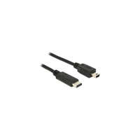 DELOCK DELOCK kábel USB 2.0 Type-C male to USB 2.0 Type Mini-B male, 1m, fekete