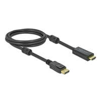 DELOCK DELOCK kábel Displayport 1.2 to HDMI 4K 60Hz aktív, 2m