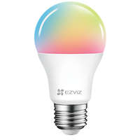 Ezviz EZVIZ LB1, állítható fényerejű színes WiFi LED izzó, 806 lumen, 6500-2700K, ütemezés&időzítés, energiatakarékos, 8W, E27