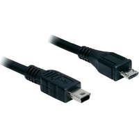 DELOCK DeLock Cable USB 2.0 micro-B male > USB mini male 1m