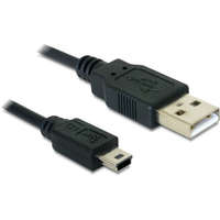 DELOCK DeLock USB2.0-A > USB mini-B 5 pin 1m male/male kábel