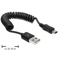 DELOCK DeLock USB2.0-A anya > USB mini apa spirál kábel