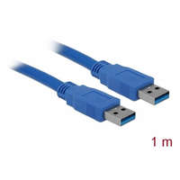 DELOCK DeLock USB3.0-A (apa/apa) kábel 1m Blue
