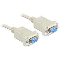 DELOCK DeLock Cable Serial Null modem 9 pin female > 9 pin female 1,8m