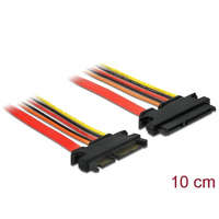 DELOCK DeLock SATA 6 Gb/s 22 pin plug > SATA 22 pin receptacle (3.3 V + 5 V + 12 V) Extension cable 10cm