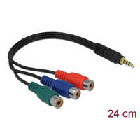 DELOCK DeLock Cable 3x RCA female > Stereo plug 3.5mm 4 pin