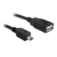 DELOCK DeLock Cable USB 2.0-A female > mini USB male 0,5m