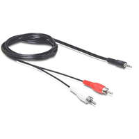 DELOCK DeLock Cable Audio 3.5 mm stereo jack male > 2x RCA male 10m