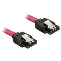 DELOCK DeLock Cable SATA 6 Gb/s male straight > SATA male straight 30cm Red Metal