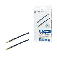 Logilink Logilink Audio 3.5 Stereo M/M straight 0,3m cable Blue