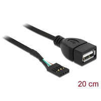 DELOCK DeLock USB Pin header female > USB 2.0 type-A female 20cm Cable