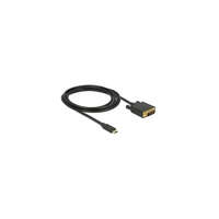 DELOCK DeLock USB Type-C male > DVI-D (Single Link) male (DP Alt Mode) 4K 30 Hz 2m Black