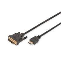 Assmann Assmann HDMI adapter cable type A-DVI-D(18+1) (Single Link) M/M 2m Black