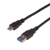 Akyga Akyga AK-USB-15 USB3.1 Type-C / USB A cable 1m Black