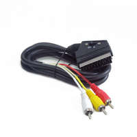 Gembird Gembird CCV-519-001 RCA to SCART audio-video cable 1,8m Black