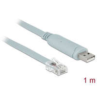 DELOCK DeLock USB 2.0 Type-A male > 1 x Serial RS-232 RJ45 male 1m grey