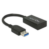 DELOCK DeLock Converter USB 3.1 Gen 2 Type-A male > USB Type-C female Active 15cm Black