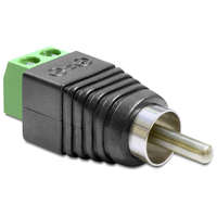 DELOCK DeLock Adapter RCA male > Terminal Block 2 pin