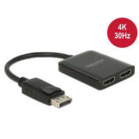 DELOCK DeLock Displayport 1.2 Splitter 1 x Displayport in > 2x HDMI out 4K 30Hz