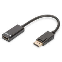 Assmann Assmann DisplayPort - HDMI Adapter/Converter cable 0,15m Black
