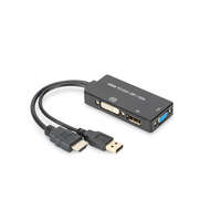 Assmann Assmann HDMI converter cable, HDMI - DP+DVI+VGA