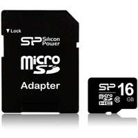 SILICON POWER Silicon Power 16GB microSDHC Class 10 + adapterrel