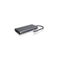Raidsonic Raidsonic IcyBox IB-DK4050-CPD USB Type-C DockingStation with triple video interface Silver