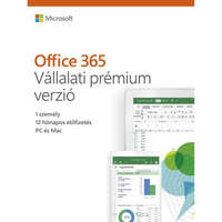 MICROSOFT Microsoft Office 365 Business 1 Felhasználó 5 Eszköz 1 Év HUN Online Licence