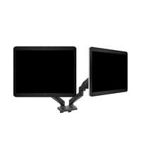 Platinet Platinet OUPC24D Omega Monitor Double Full Motion Desk Mount 13"-27" Black