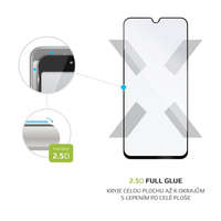 FIXED FIXED teljes kijelzős üvegfólia Samsung Galaxy A40 telefonhoz, fekete