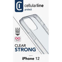 Cellularline Cellularline Back cover with protective frame Clear Duo for iPhone 12, transparent