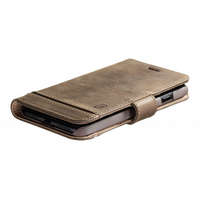 Cellularline Cellularline Premium Cellularine Supreme Leather Book Case for Apple iPhone 12, Brown